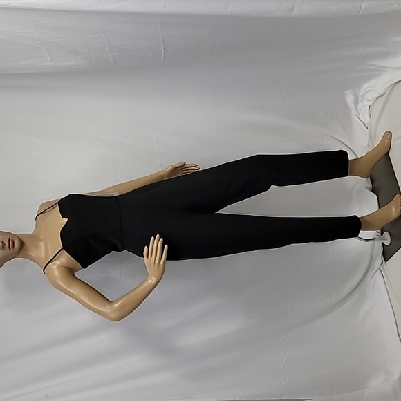 Julia Jordan Women's Black Floral Overlay Jacket & Belted Jumpsuit - Picture 7 of 17